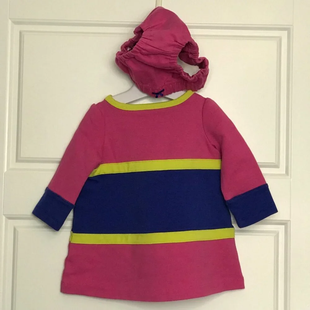 Hartstrings Snowflake Applique Dress and Bloomers Set Baby‎ Girl Size 6-9M Pink